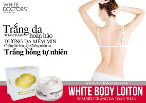 Kem làm trắng da toàn thân white body lotion