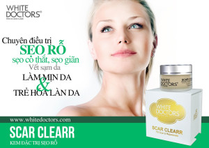 kem đặc trị sẹo rỗ của white doctors - scar clearr