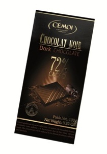 CHOCOLATE BARS 72% 100G