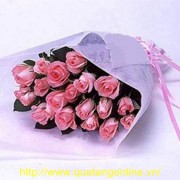 BÓ HOA HỒNG PHẤN HT035