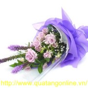 BÓ HOA HỒNG TÍM HT053