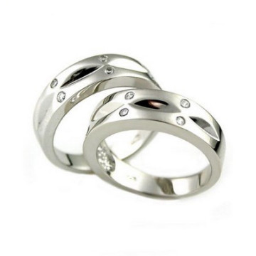 NHẪN BẠC CẶP ĐÔI "HEART FOR YOU" TS218