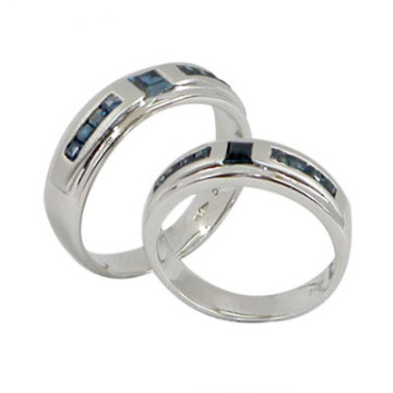 NHẪN BẠC CẶP ĐÔI "MÃI MÃI MỘT TÌNH YÊU" TS222