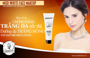 Kem Trang Điểm Trắng Da Mặt Medi White - Face Makeup