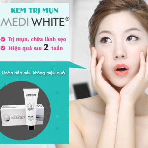 KEM TRỊ MỤN MEDI WHITE - MEDI ACNE