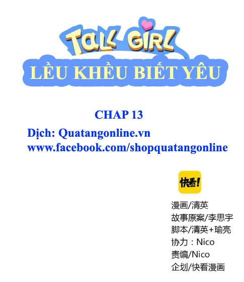 LỀU KHỀU BIẾT YÊU CHAP 13