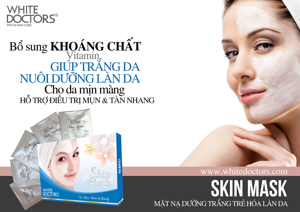 Mặt nạ tắm trắng da mặt White doctors - Skin mask