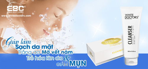 Sữa rửa mặt y học chính hãng white doctors