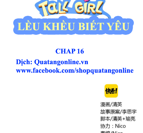 LỀU KHỀU BIẾT YÊU CHAP 16