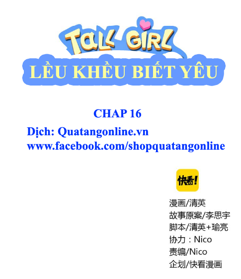 LỀU KHỀU BIẾT YÊU CHAP 16