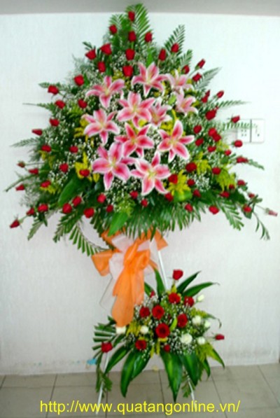 Kệ hoa chúc mừng khai trương